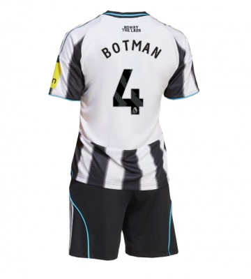 Newcastle United Sven Botman #4 Hjemmebanetrøje Børn 2025-26 Kortærmet (+ Korte bukser)